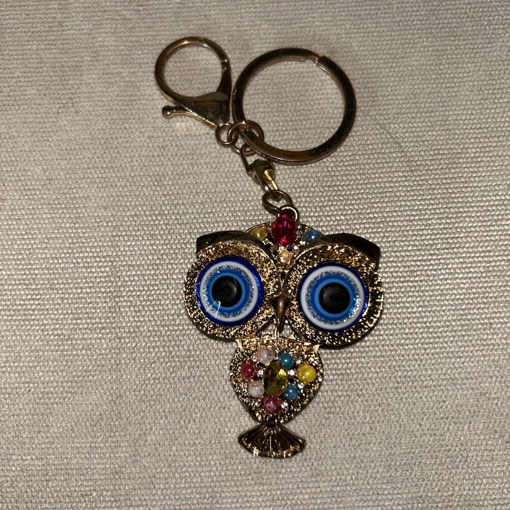 Evil eye keychain